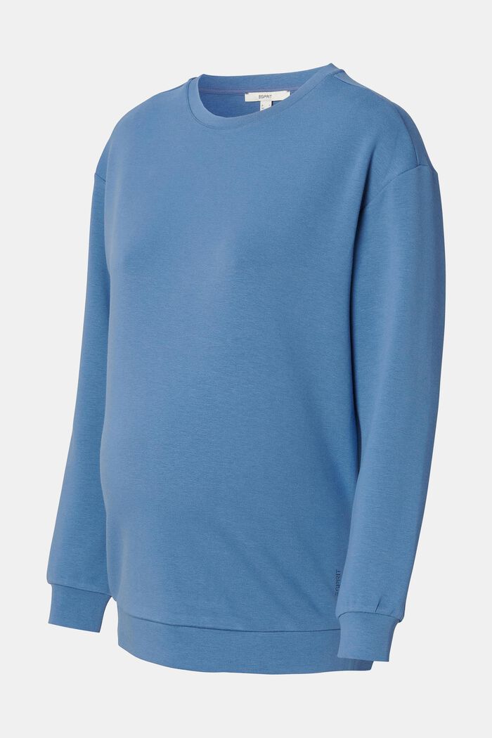 Sweat-shirt doux au toucher, MODERN BLUE, overview