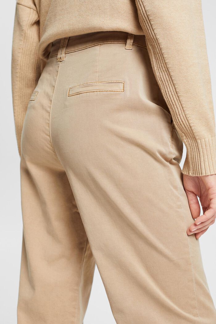 Chino taille haute, TENCEL™, SAND, detail image number 4