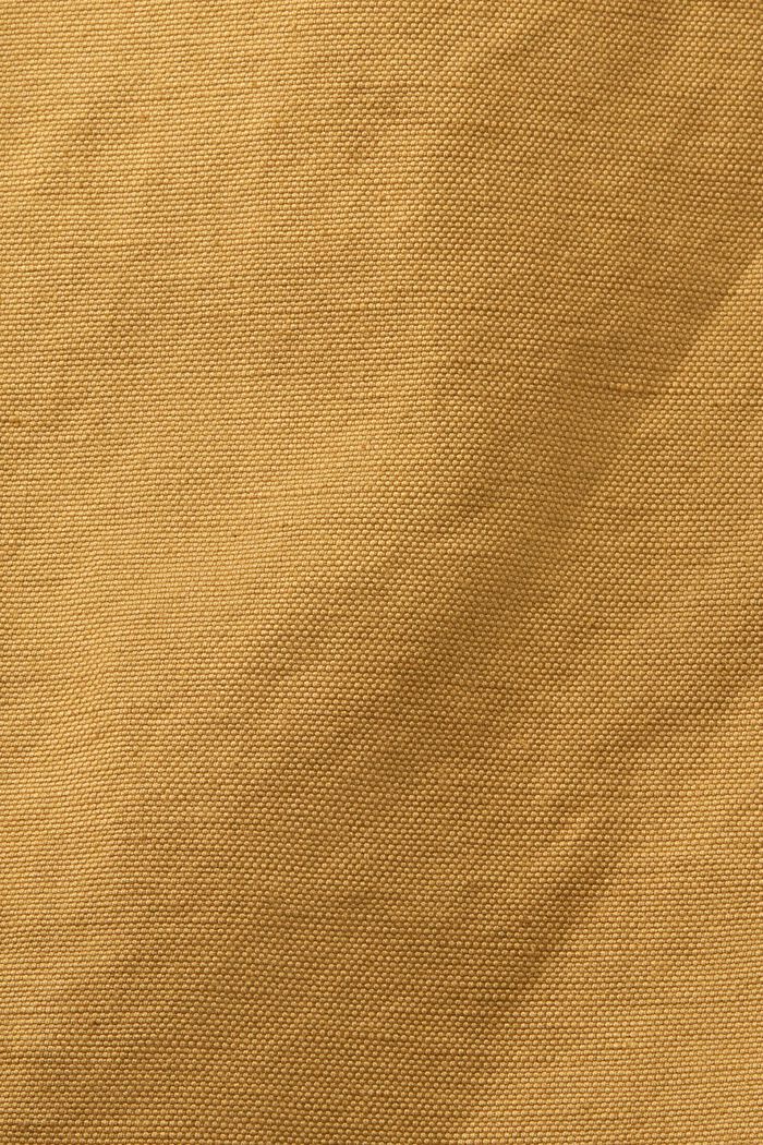 Mini-jupe portefeuille, mélange de coton et de lin, TOFFEE, detail image number 5