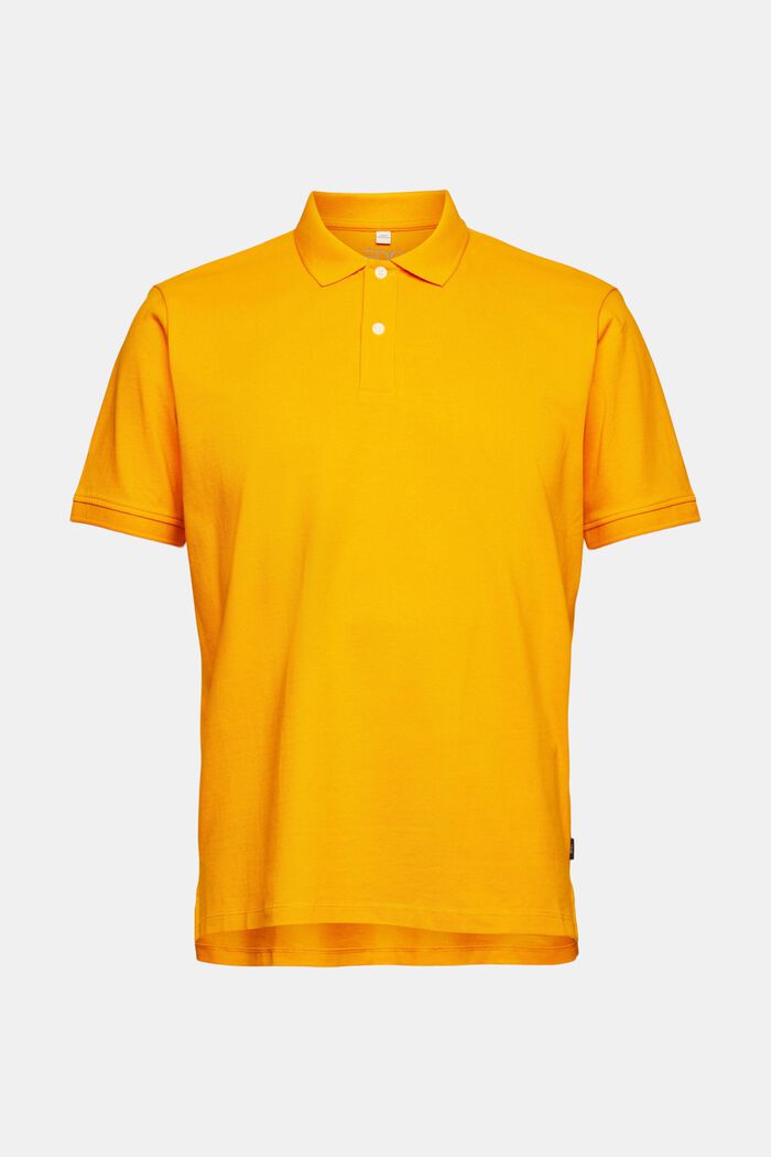 Polo en coton, SUNFLOWER YELLOW, detail image number 6