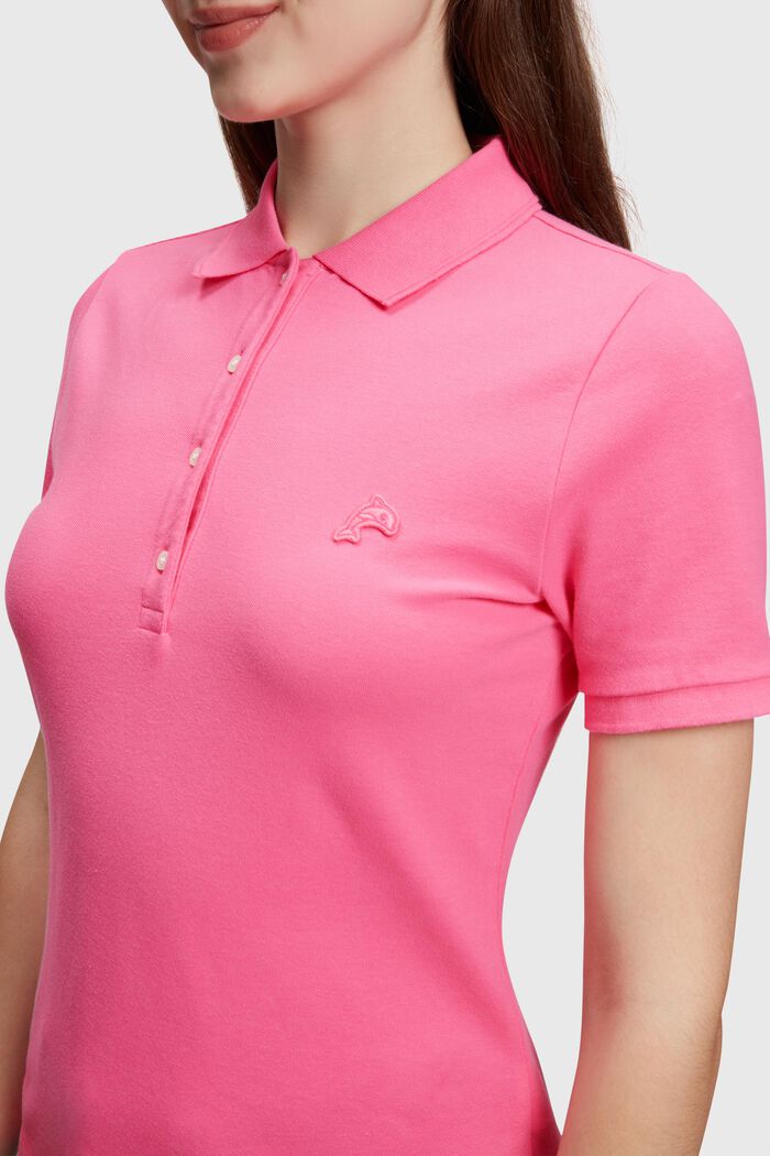 Polo classique Dolphin Tennis Club, PINK, detail image number 2