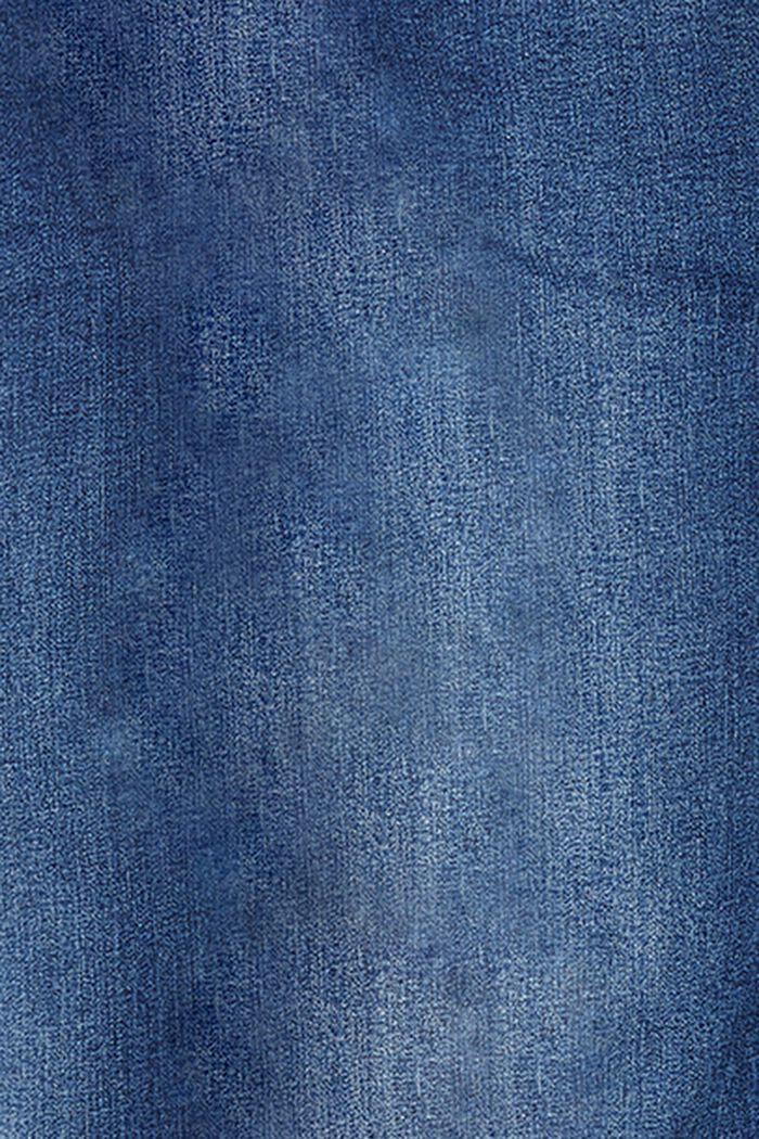 Jean stretch à ceinture de maintien, coton biologique, BLUE MEDIUM WASHED, detail image number 2