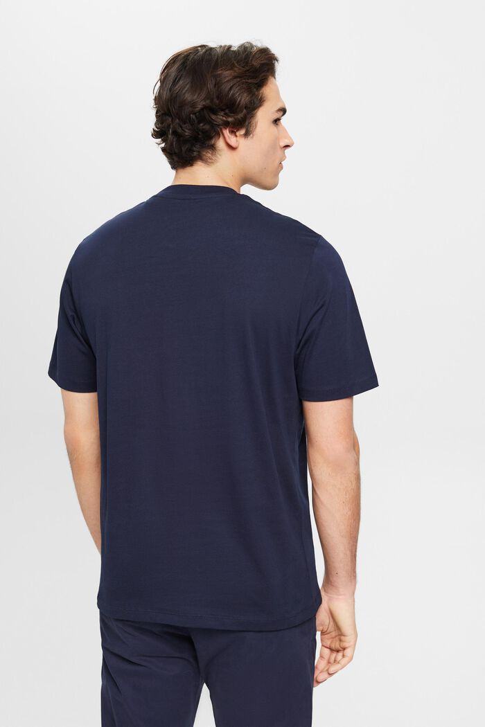 T-shirt en coton de coupe Relaxed Fit à imprimé sur le devant, NAVY, detail image number 3