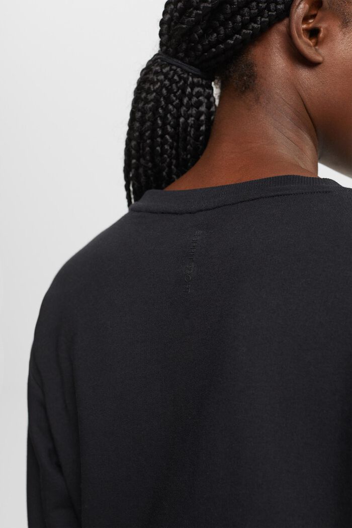 Sweat-shirt à cordon coulissant, BLACK, detail image number 0