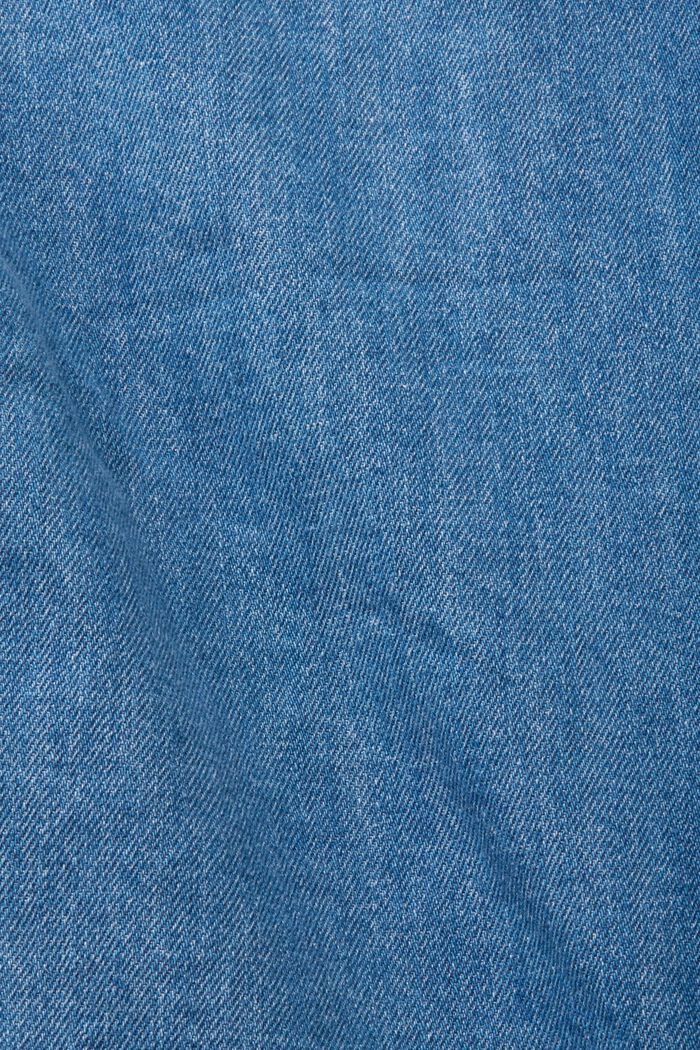 Chemise en jean à fermetures pressionnées sur le devant, BLUE MEDIUM WASHED, detail image number 5