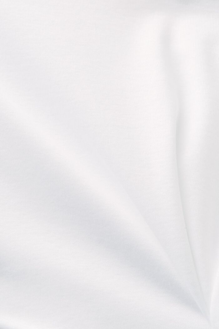 T-shirt en coton à manches courtes, WHITE, detail image number 5