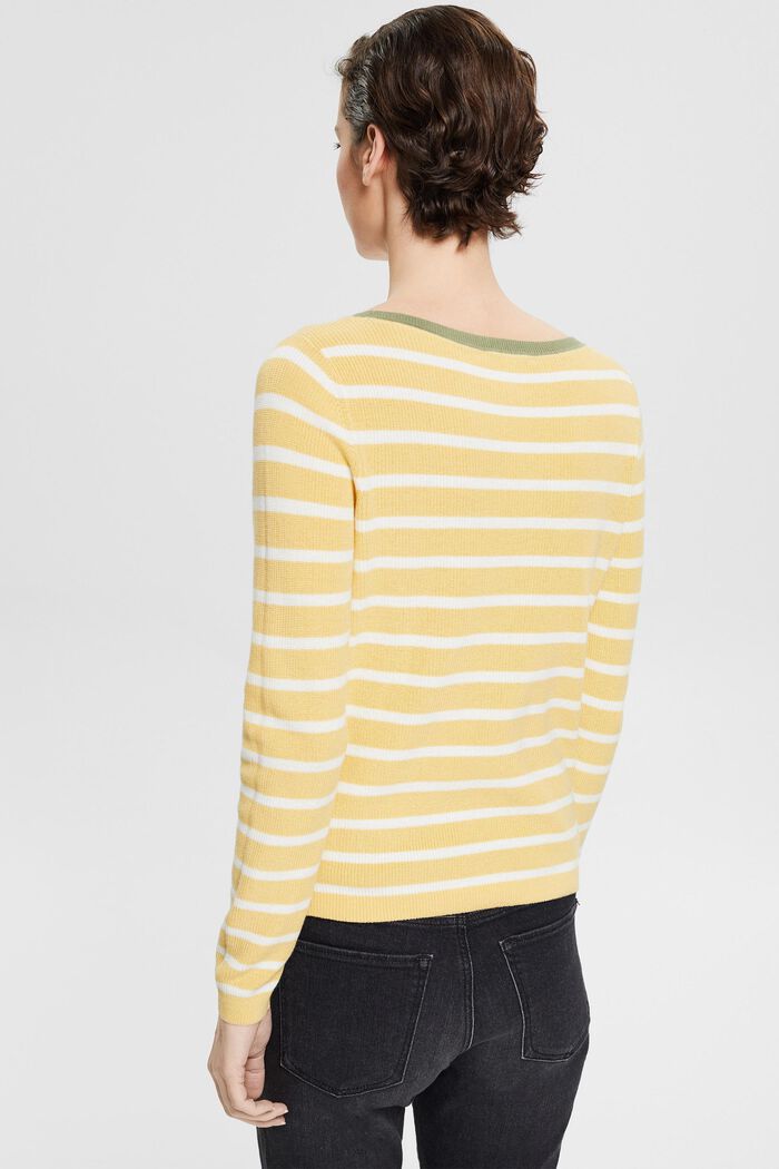 Fashion Sweater, DUSTY YELLOW, detail image number 3