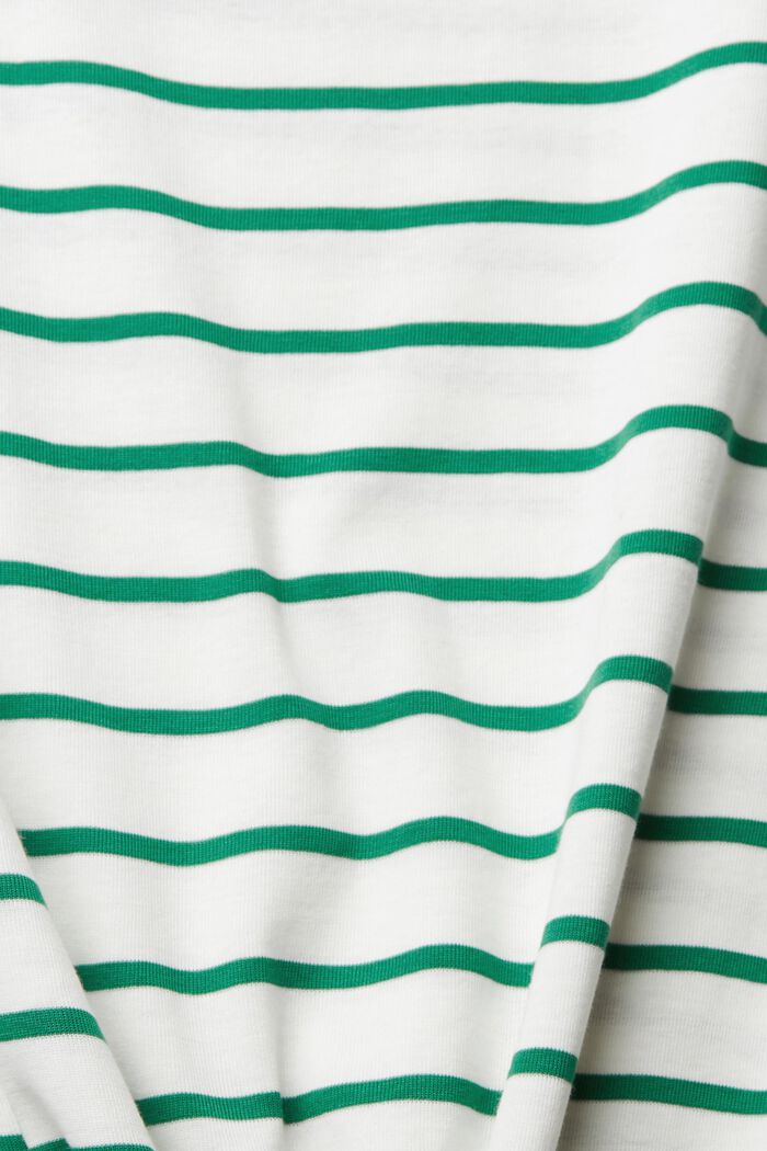 T-shirt à rayures, EMERALD GREEN, detail image number 5