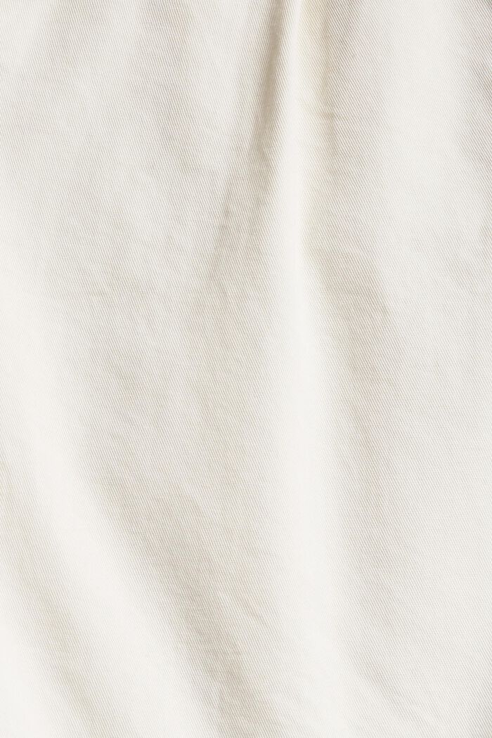 Short à ceinture à nouer, coton biologique, OFF WHITE, detail image number 4