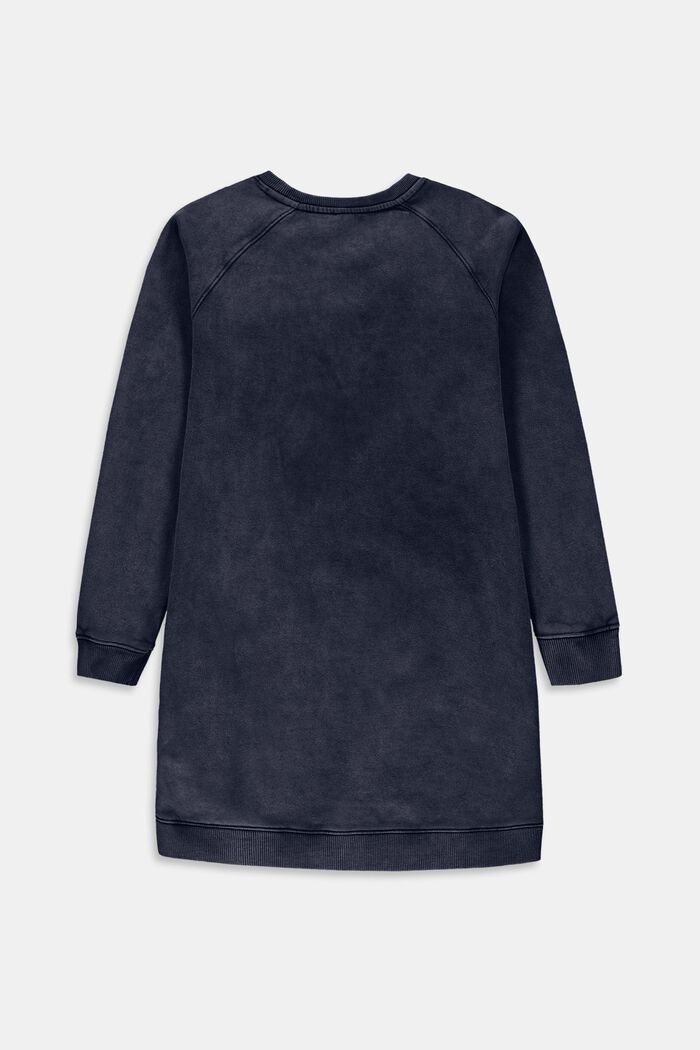 Robe-sweat-shirt 100 % coton, BLUE DARK WASHED, detail image number 1