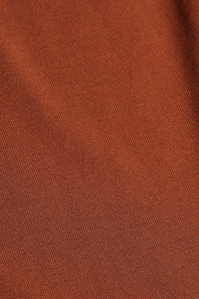 Robe-pull à teneur en fibres LENZING™ ECOVERO™, TOFFEE, detail image number 4