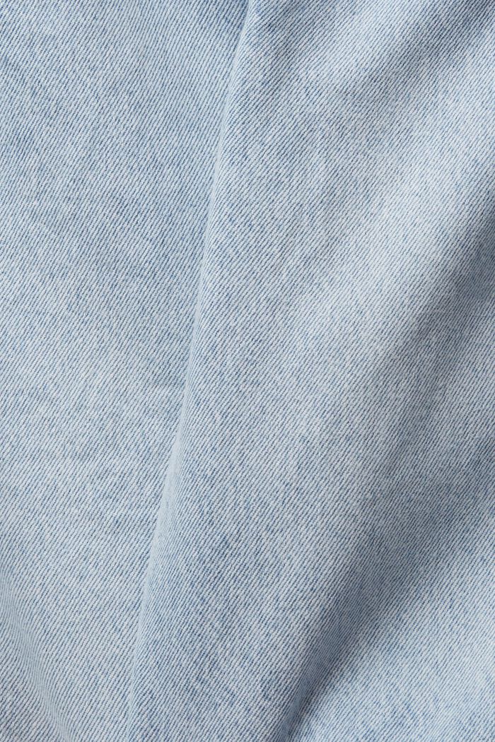 Short en jean, 100% coton biologique, BLUE LIGHT WASHED, detail image number 7
