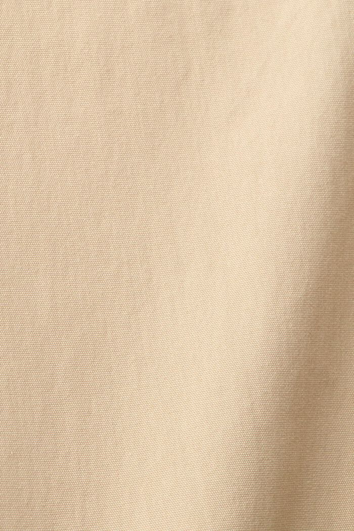 Pantalon chino en popeline, SAND, detail image number 6