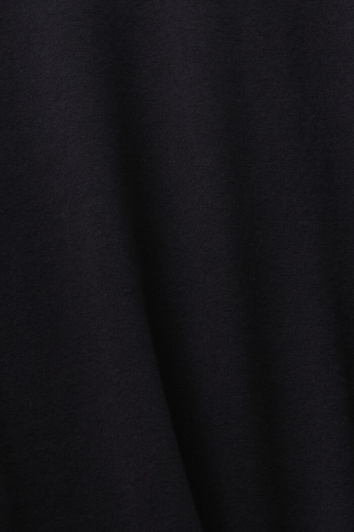 Haut à manches longues basique en jersey, BLACK, detail image number 5