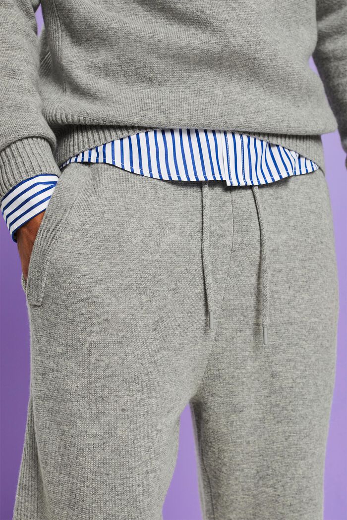 ESPRIT – Pantalon de jogging unisexe, en maille de laine et de