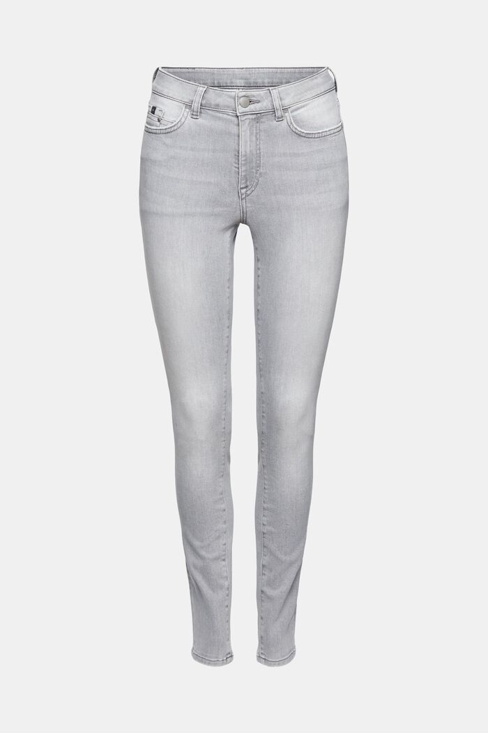 Jean skinny super stretch, GREY LIGHT WASHED, overview