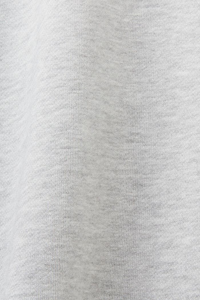 Sweat-shirt oversize à imprimé orné de perles, LIGHT GREY, detail image number 5