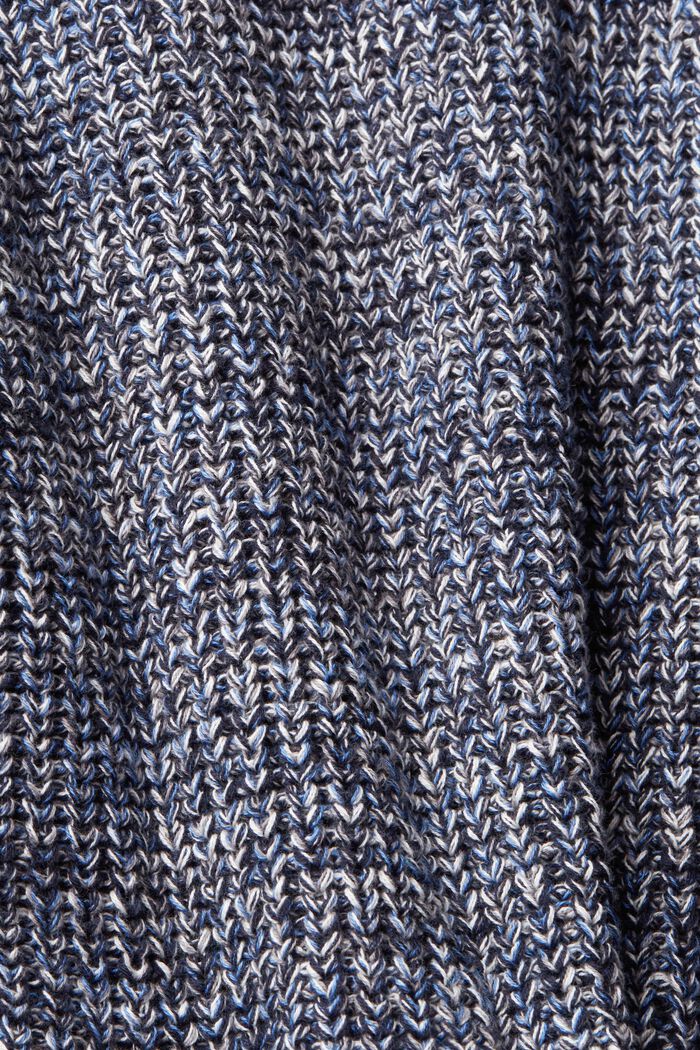 Pull-over en maille multicolore, NAVY, detail image number 4