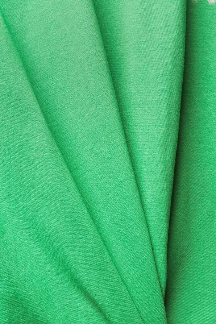 T-shirt à imprimé, en jersey, GREEN, detail image number 4
