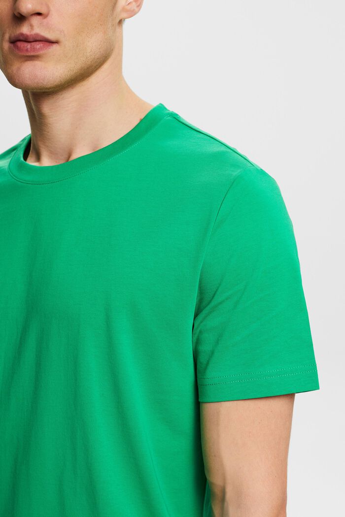 T-shirt en jersey à col ras-du-cou, NEW GREEN, detail image number 2