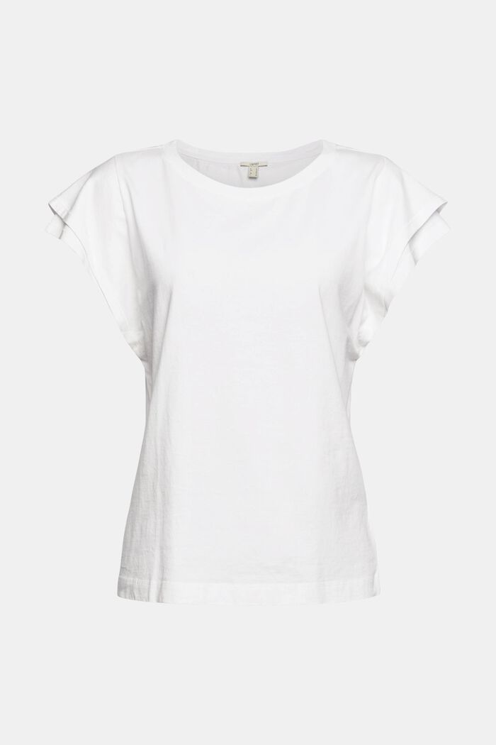 T-shirt 100 % coton biologique, WHITE, detail image number 4