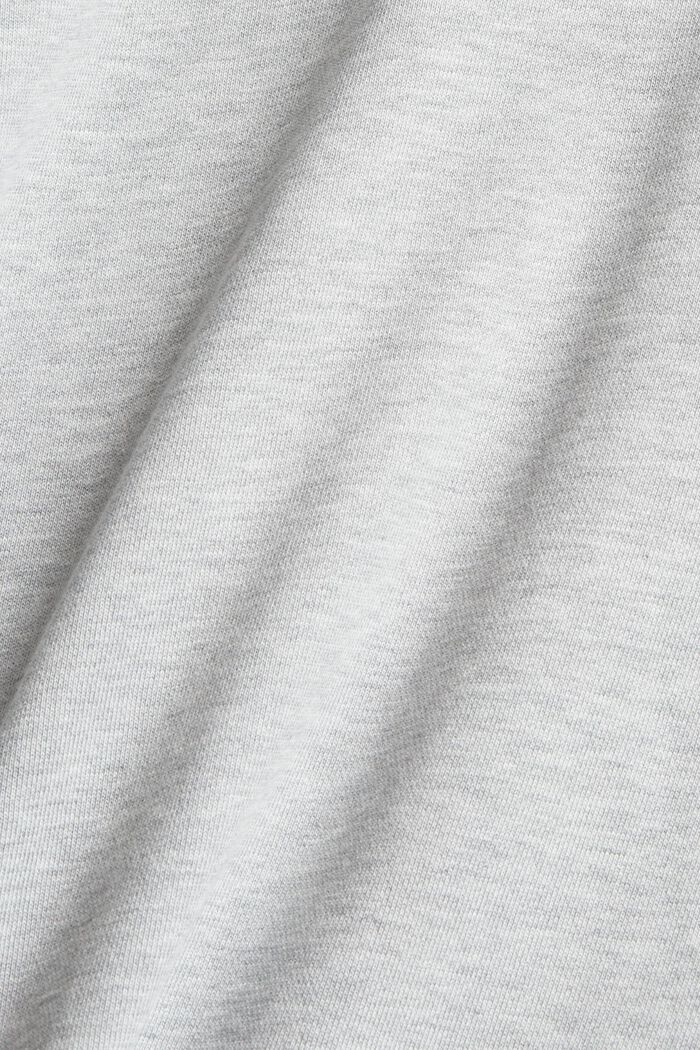 Sweat-shirt doté d’une poche zippée, LIGHT GREY, detail image number 4