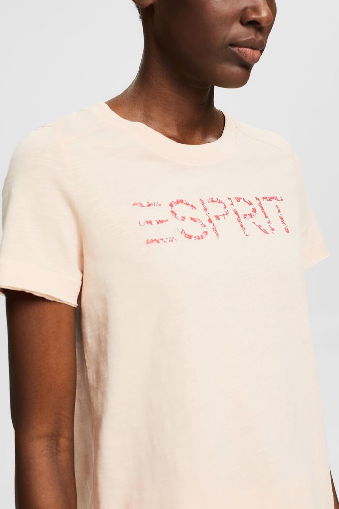 T-shirt à inscription imprimée, coton biologique, NUDE, detail image number 2