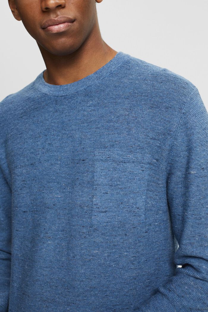 Fashion Sweater, BLUE, detail image number 2