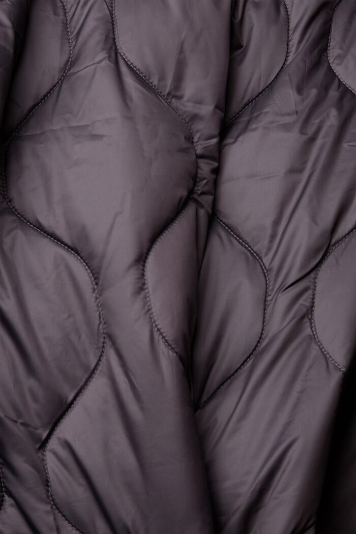 Manteau matelassé à doublure contrastante, ANTHRACITE, detail image number 5