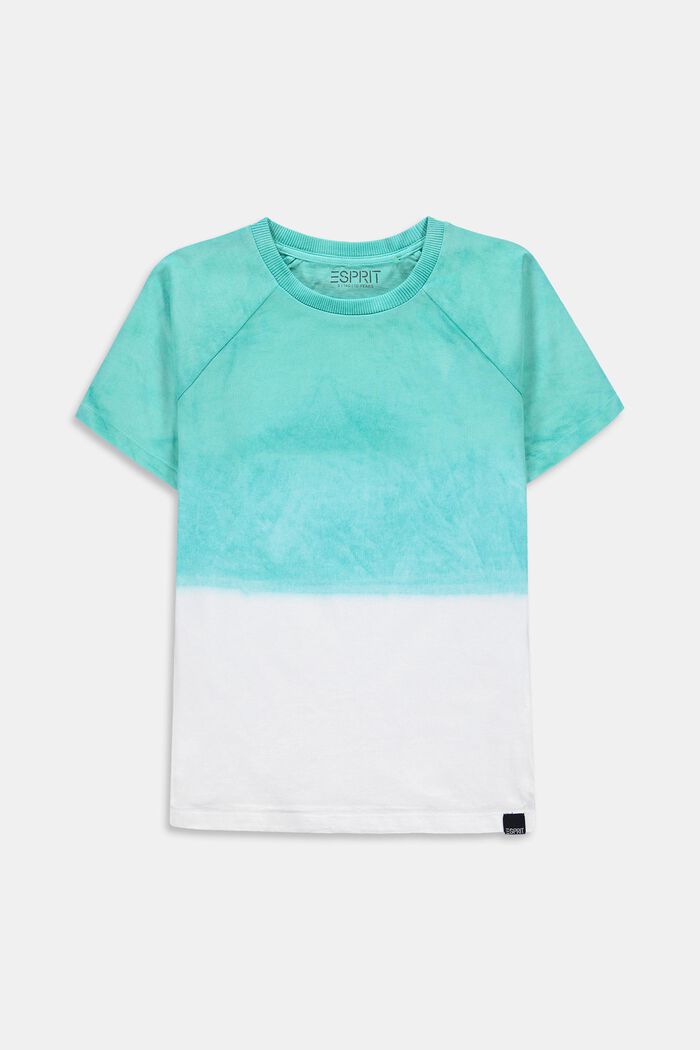 T-shirt animé d´un dégradé de couleurs, 100 % coton, WHITE, overview