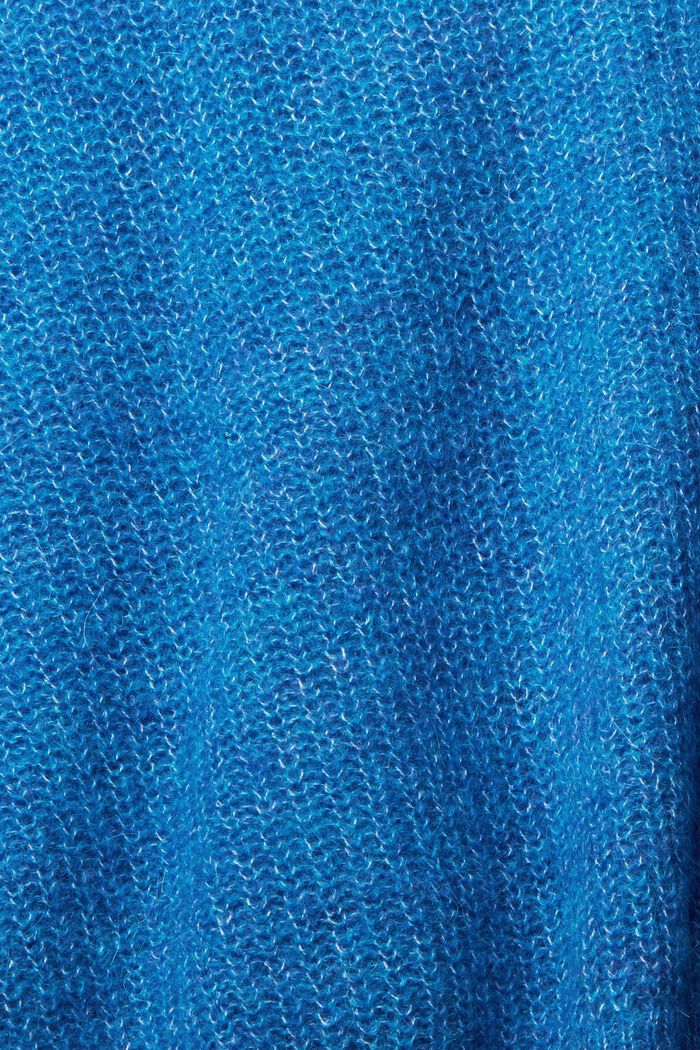 À teneur en alpaga : le cardigan en maille, BLUE, detail image number 5