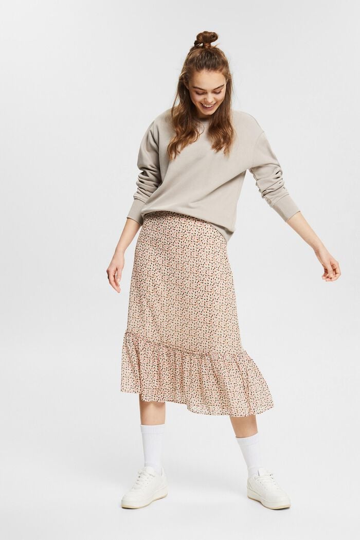 Light woven Skirt, SAND, overview