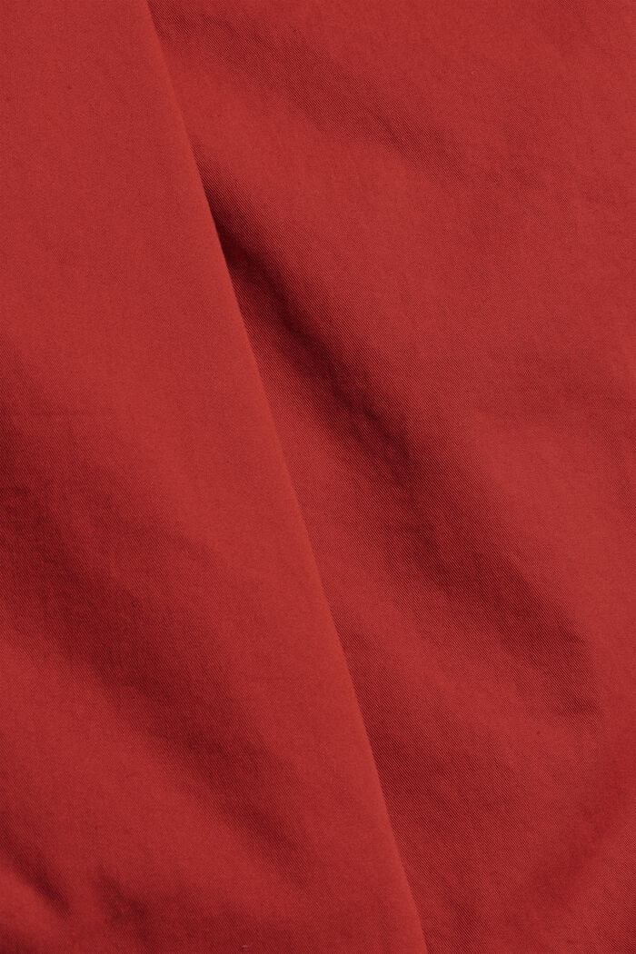 Short à ceinture élastique, 100 % coton biologique, RED, detail image number 4