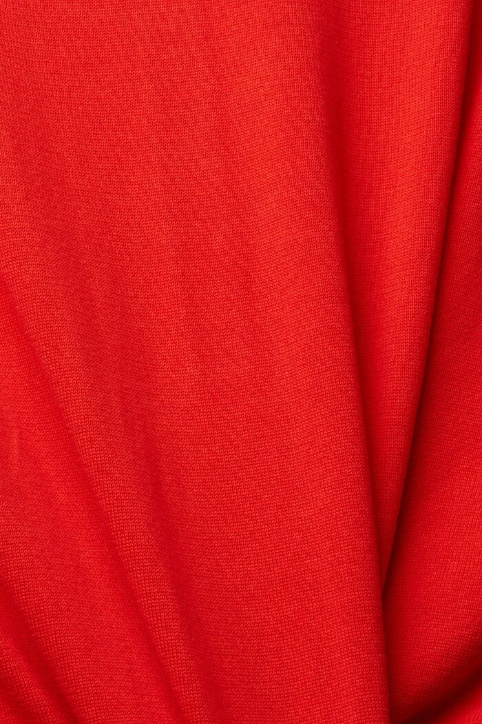 Pull-over à col polo, RED, detail image number 6