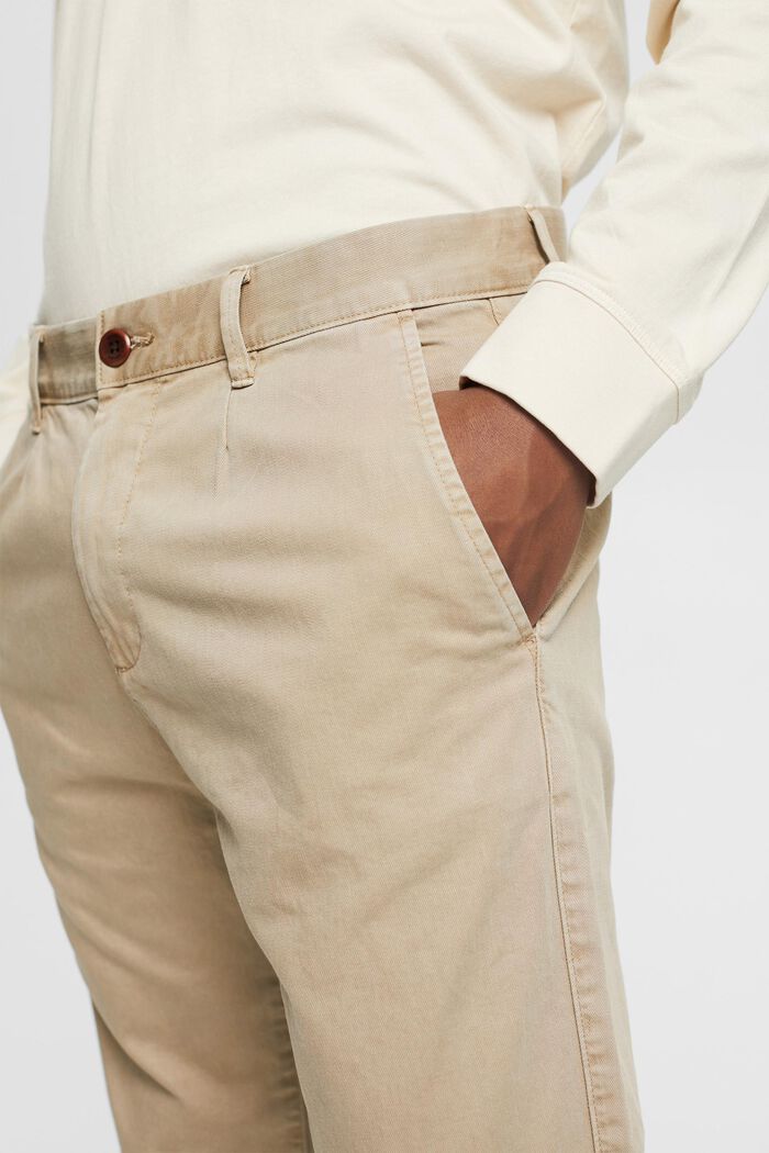 Pants woven Loose Cropped Fit, LIGHT BEIGE, detail image number 2