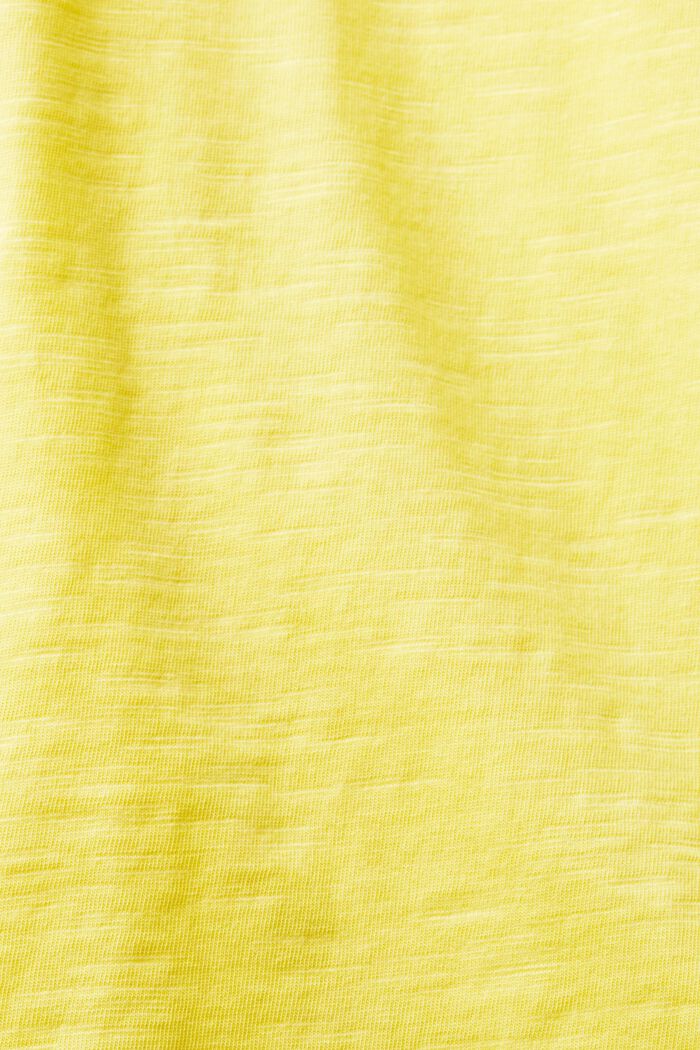 T-shirt unicolore, LIGHT YELLOW, detail image number 6