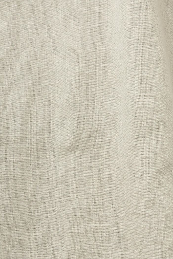 Chemisier à manches courtes en coton durable, DUSTY GREEN, detail image number 4