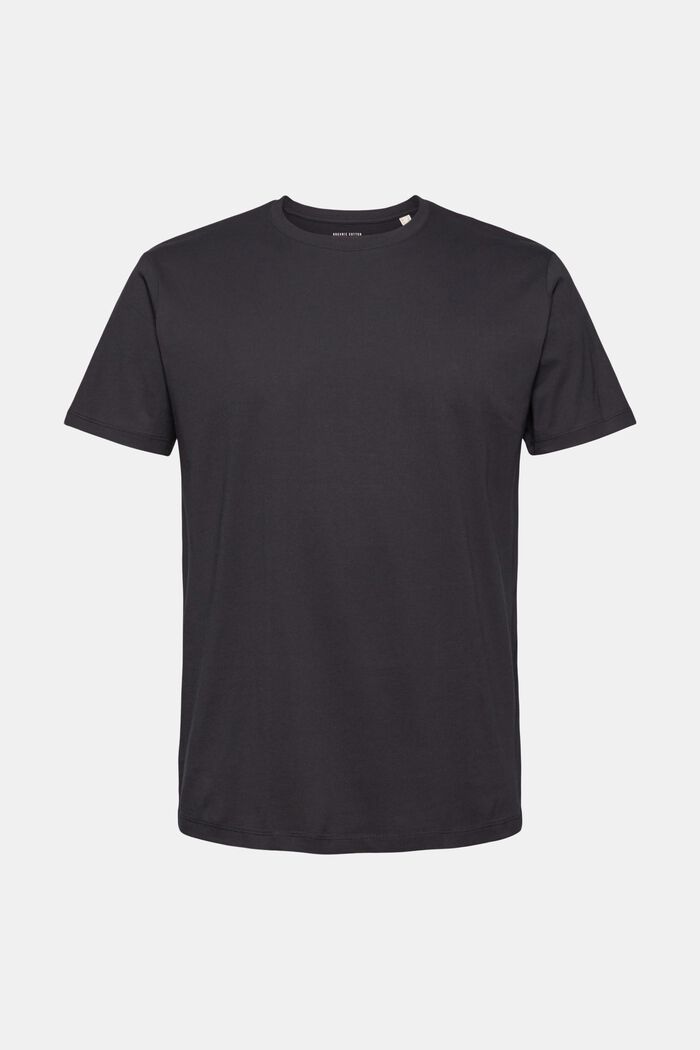 T-shirt en jersey, 100 % coton bio, BLACK, detail image number 0