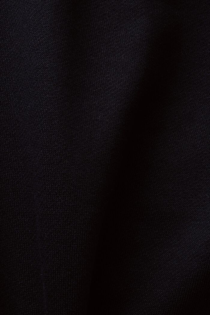 Short molletonné, 100 % coton, BLACK, detail image number 4