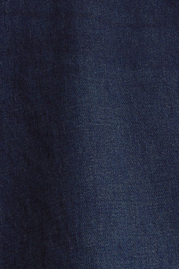 Short en jean en coton, BLUE DARK WASHED, detail image number 4