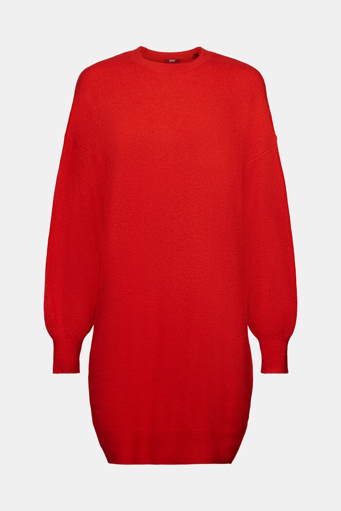 Mini-robe en maille, RED, detail image number 6