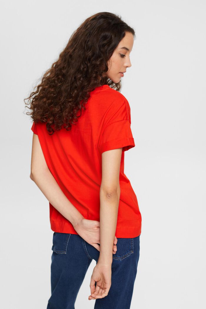 T-shirt à imprimé, RED, detail image number 3