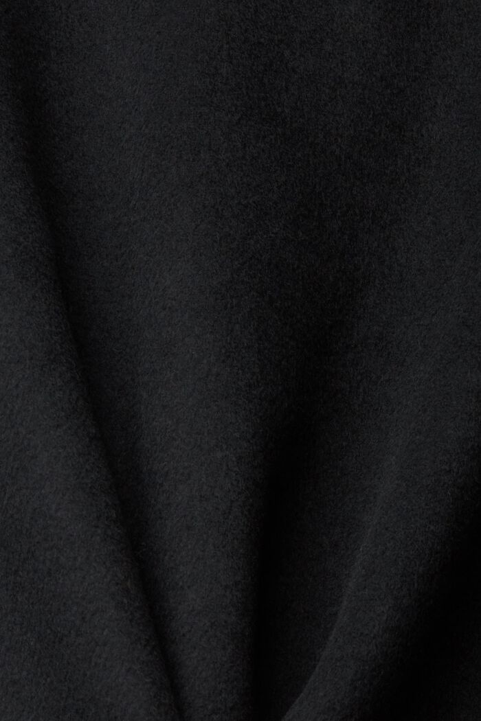 Mini-jupe en laine mélangée, BLACK, detail image number 1