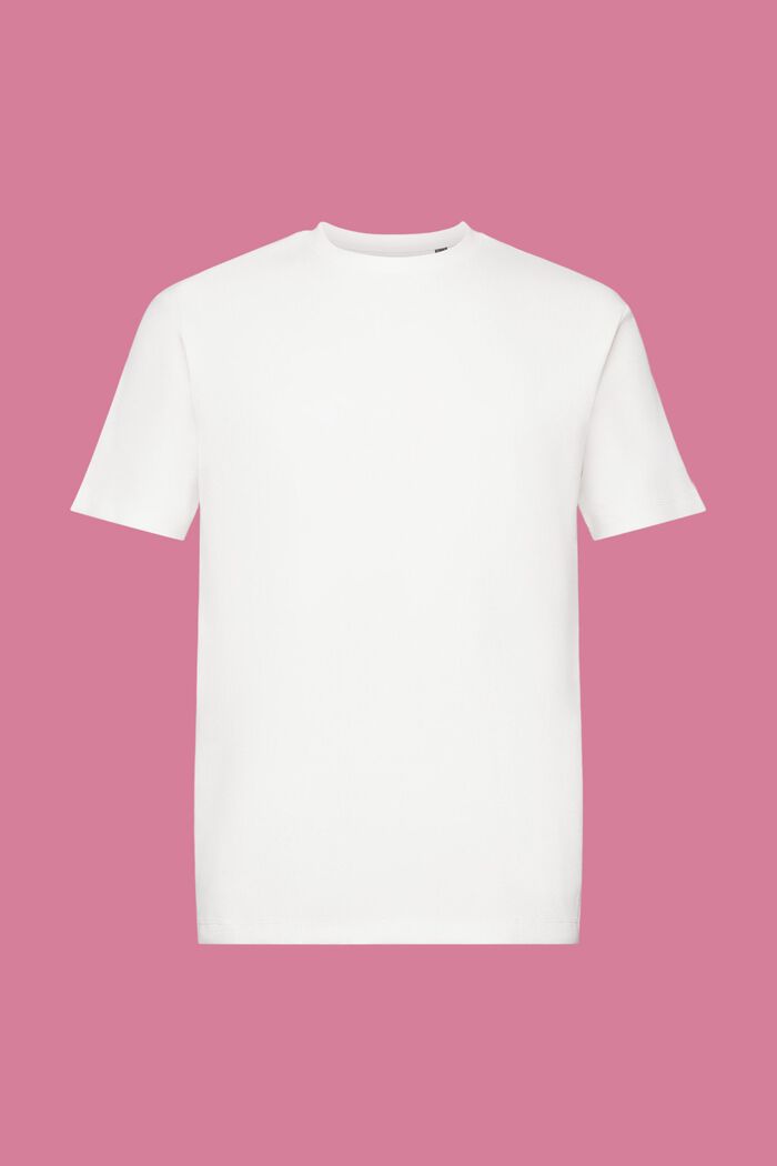 T-shirt côtelé, OFF WHITE, detail image number 6