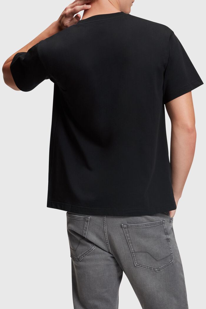 T-shirt mono AMBIGRAM, BLACK, detail image number 1