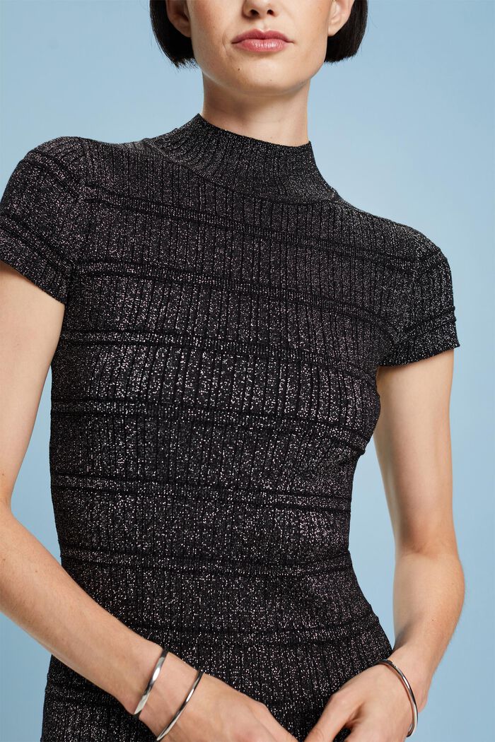 ESPRIT – Mini-robe en maille lamée sur notre boutique en ligne
