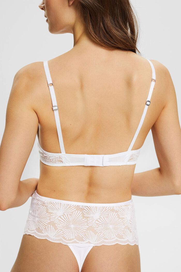 Bras with wire, WHITE, detail image number 4
