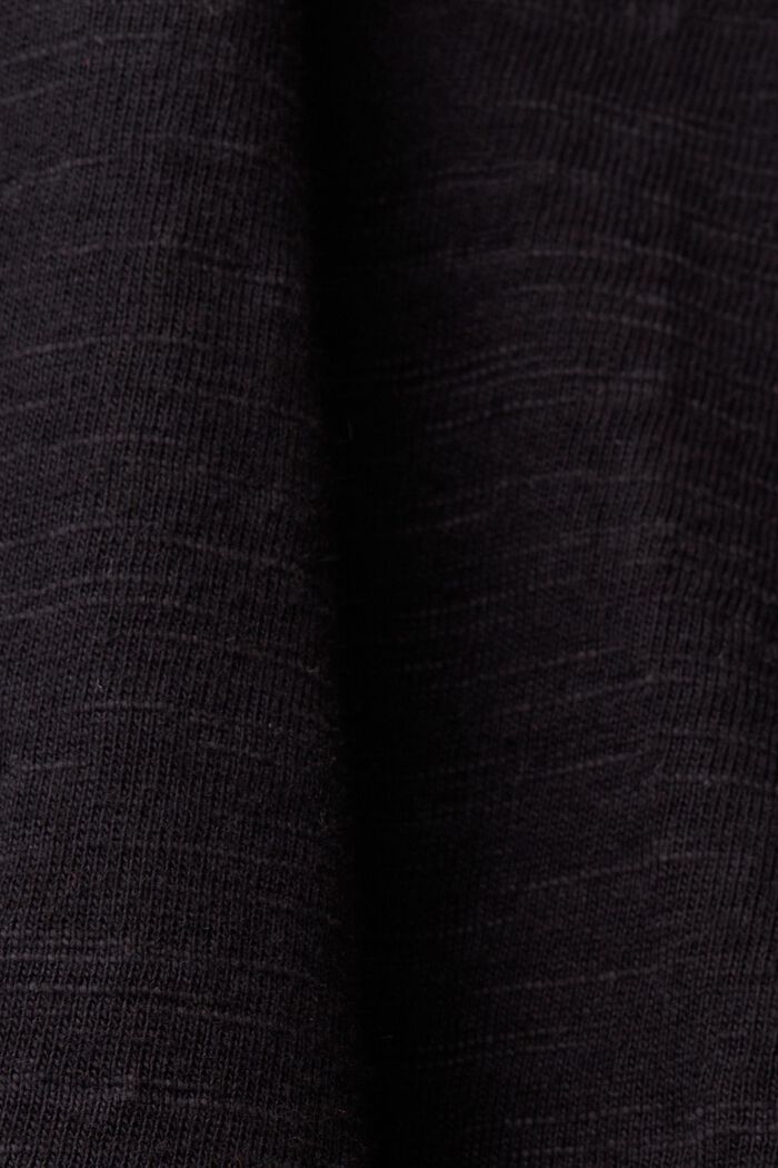Robe en jersey à manches en dentelle brodées, BLACK, detail image number 5
