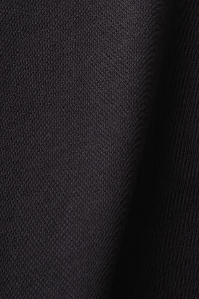 T-shirt à col ras-du-cou, BLACK, detail image number 5