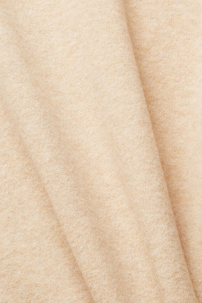 À teneur en laine : le cardigan à la coupe ouverte, SAND, detail image number 4